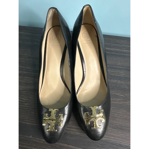 Tory Burch Janey Block heel pump black size 10 - Picture 1 of 7